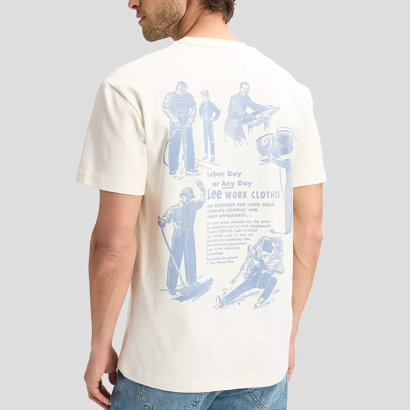Camiseta Lee Workwear Worker Ecru