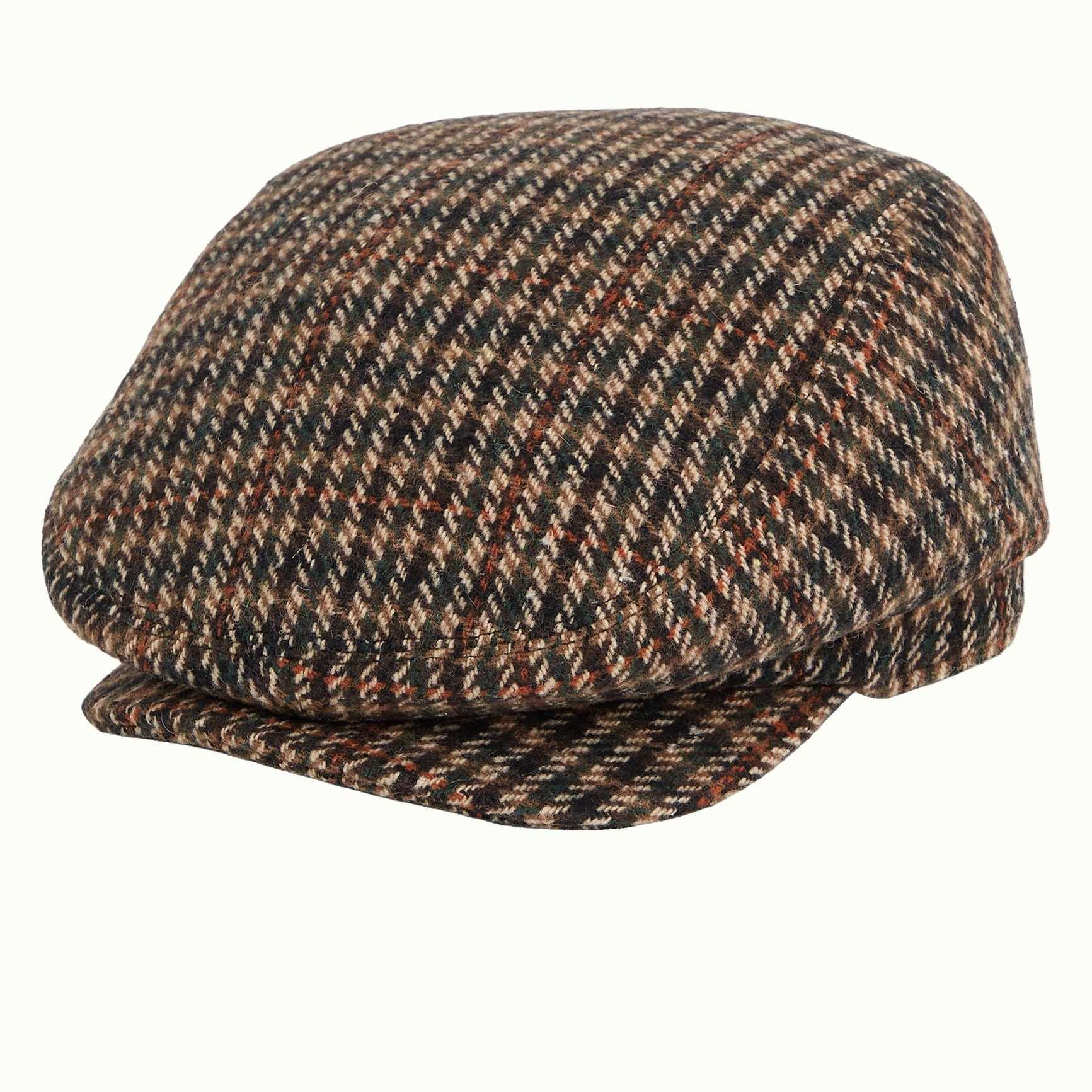 Boina King Louie Check Cap Peaky Avar Green