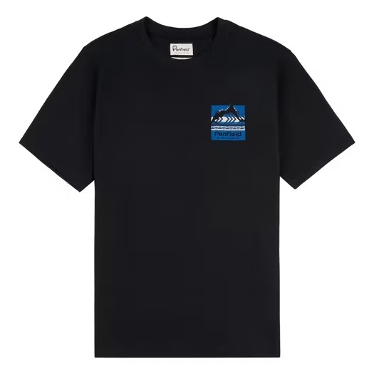 Camiseta Penfield Mountain Filled Back Graphic Black