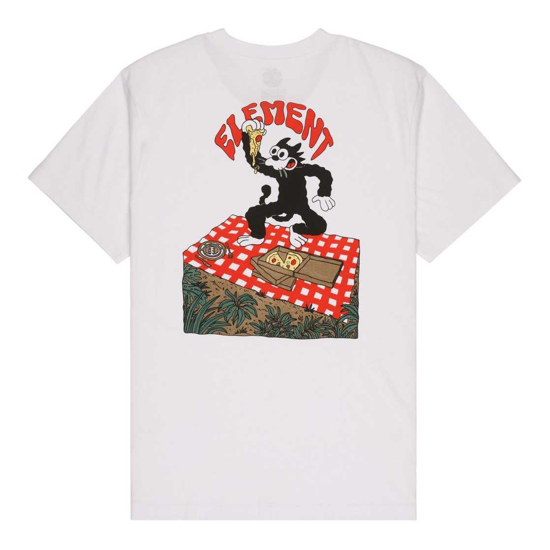 Camiseta Element Pizza Optic White