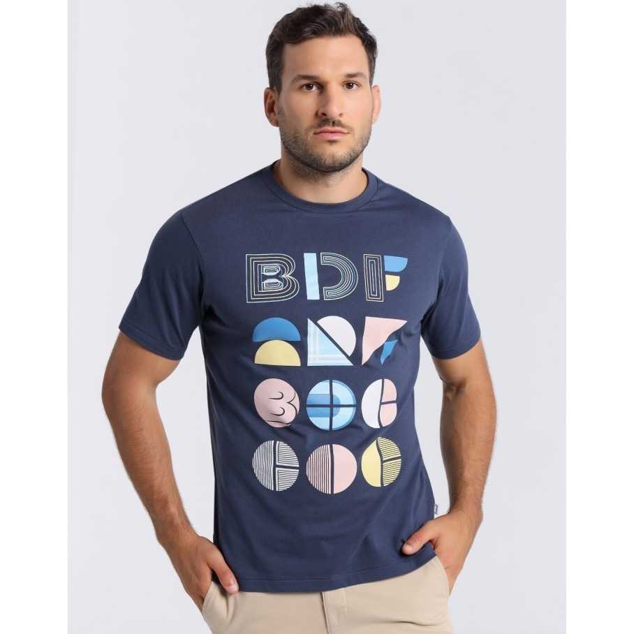 Camiseta Bendorff Logo Abstracto Ocean
