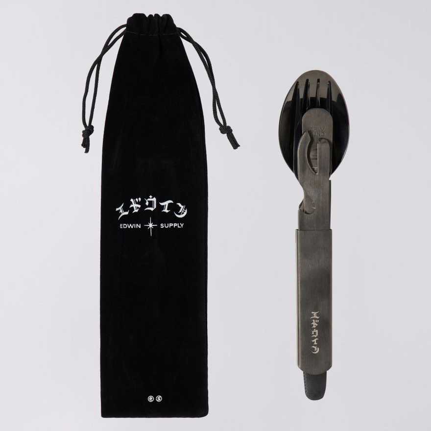 Cubiertos Edwin Picnic Set Black