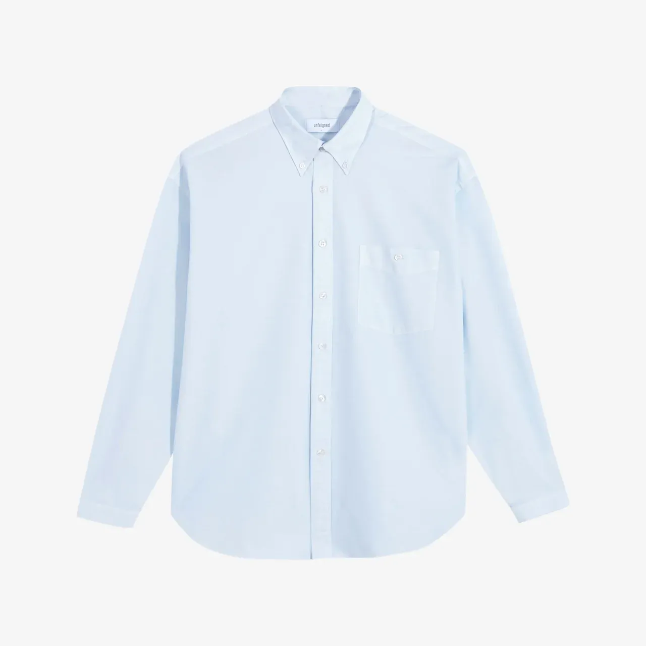 Camisa Unfeigned Long Sleeve Relaxed Blue Sky