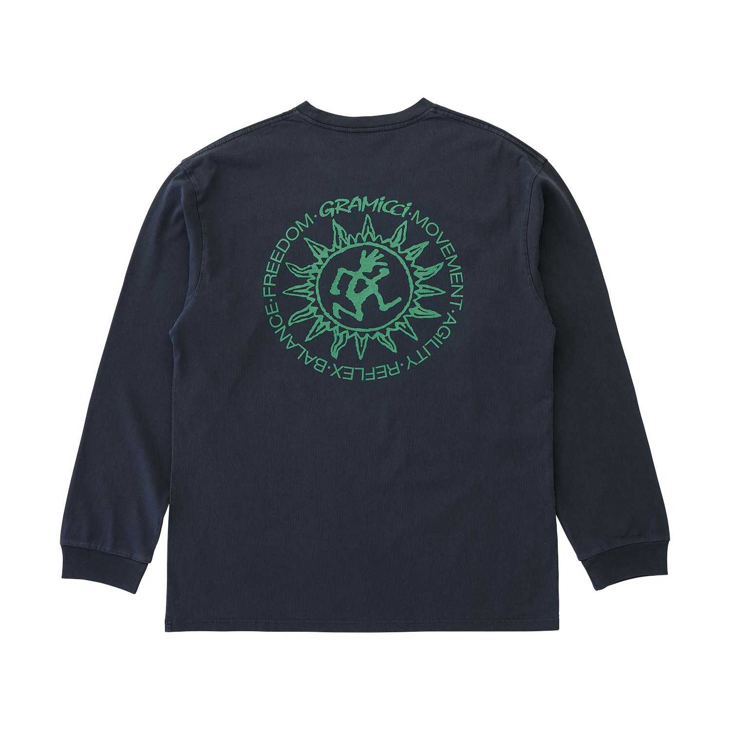 Camiseta Gramicci Sun LS Navy Pigment