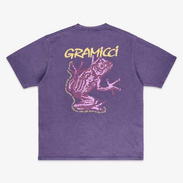 Camiseta Gramicci Sticky Frog Purple Pigment