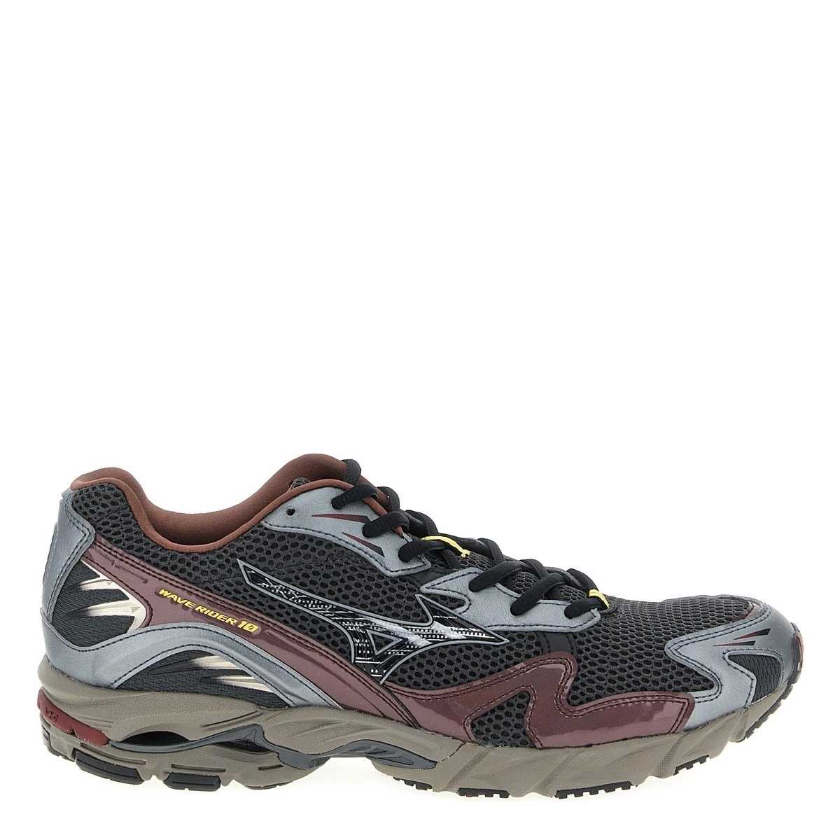 Zapatilla Mizuno Wave Rider 10 Odyssey Gray/Salute/Metallic Gray
