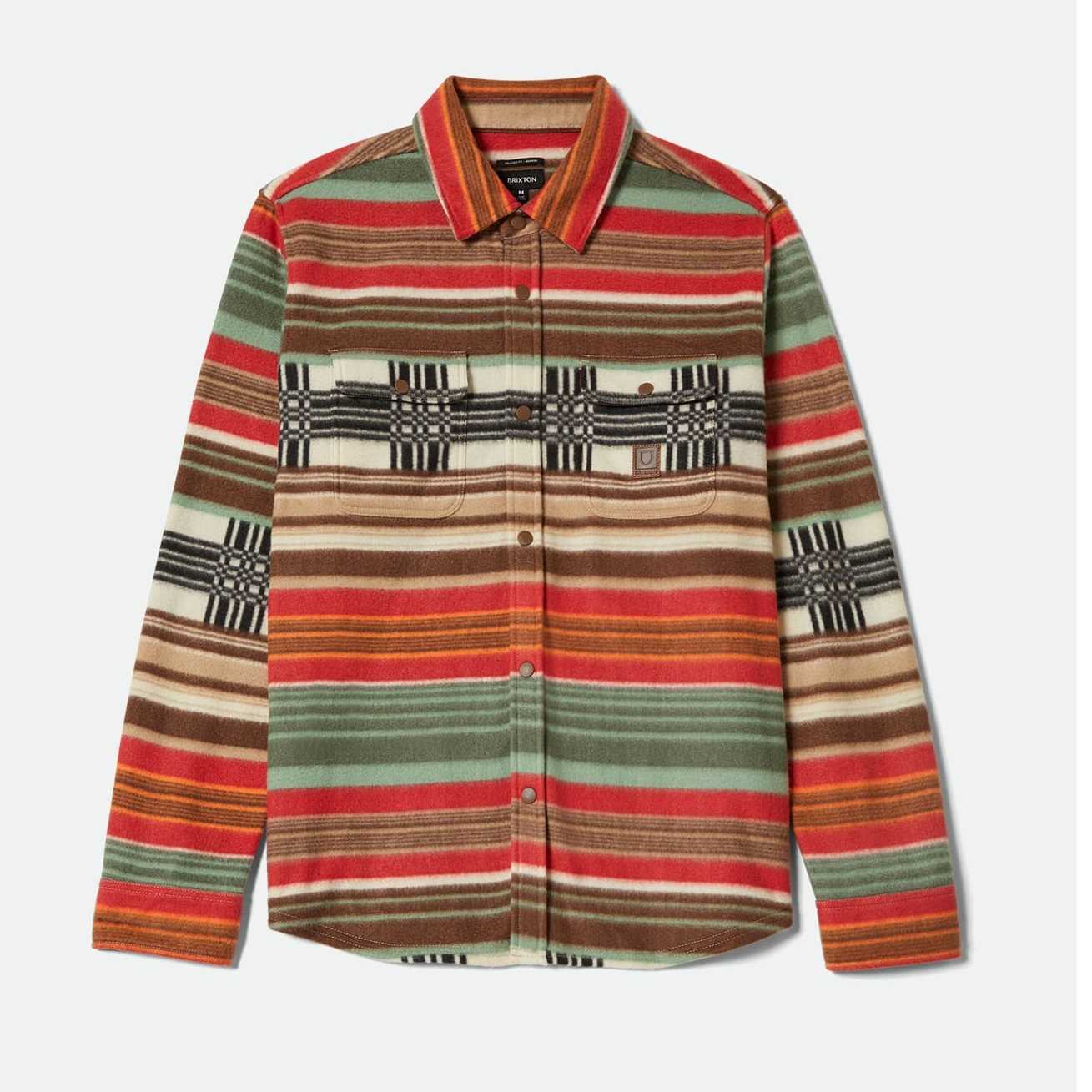 Camisa Polar Brixton Multi Blanket Stripe
