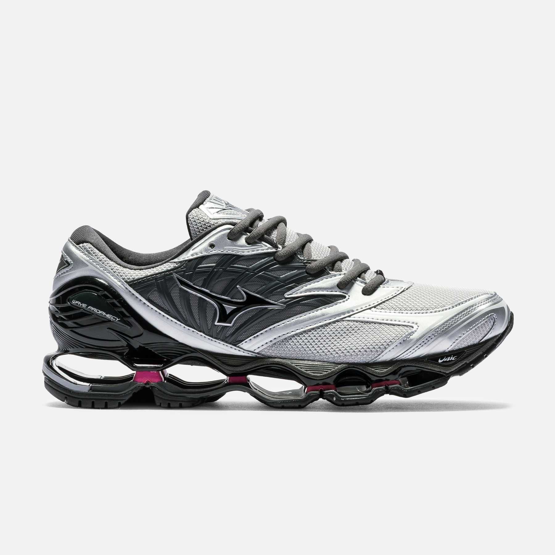 Zapatilla Mizuno Wave Prophecy LS Harbor Mist/Black/Fuchsia Purp