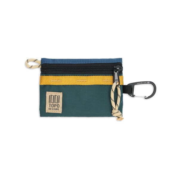 Monedero Topo Designs Mountain Accessory Bag Micro Pond Blue Forest