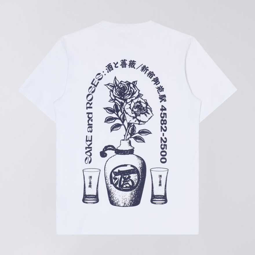 Camiseta Edwin Sake And Roses White