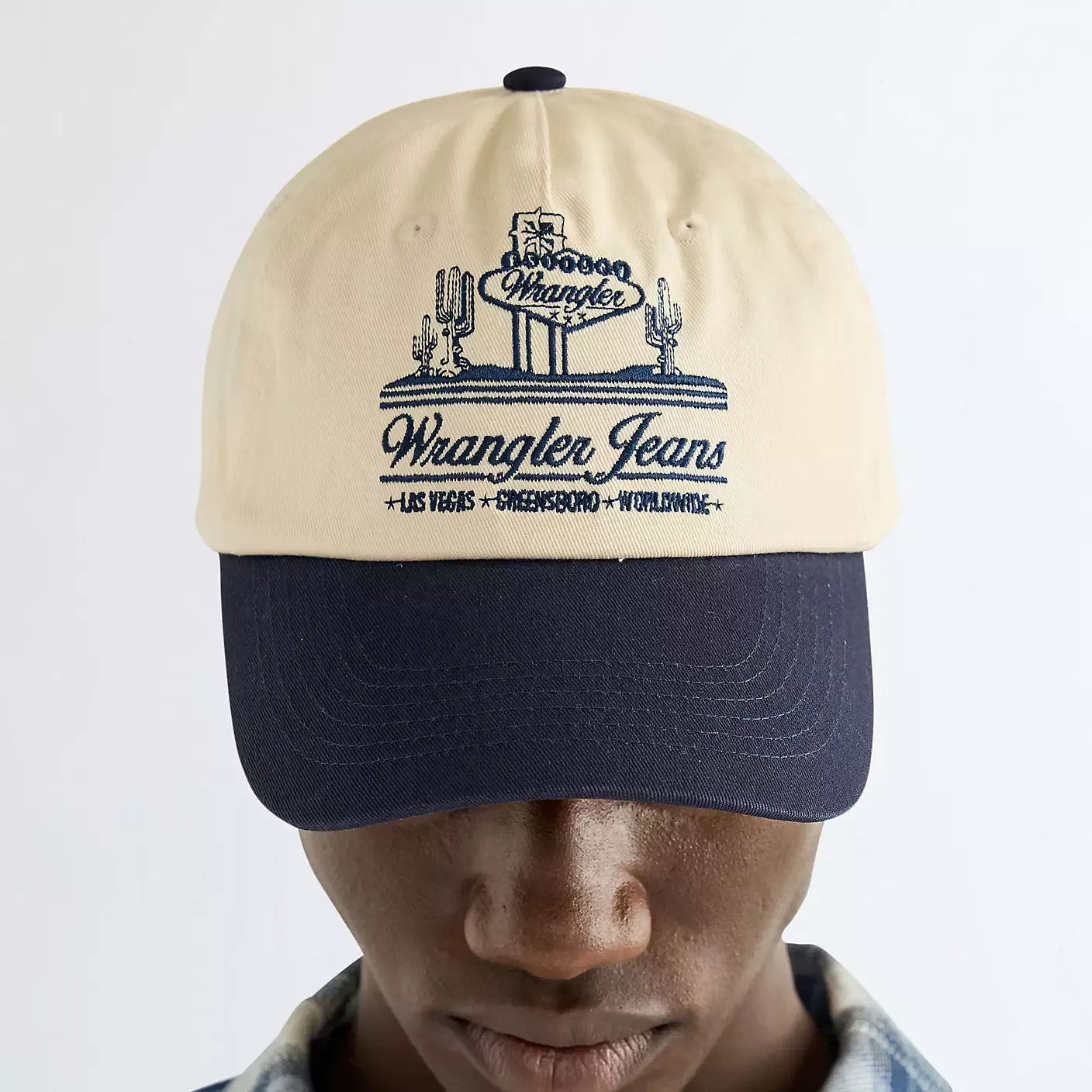 Gorra Wrangler Sign Cap Ecru