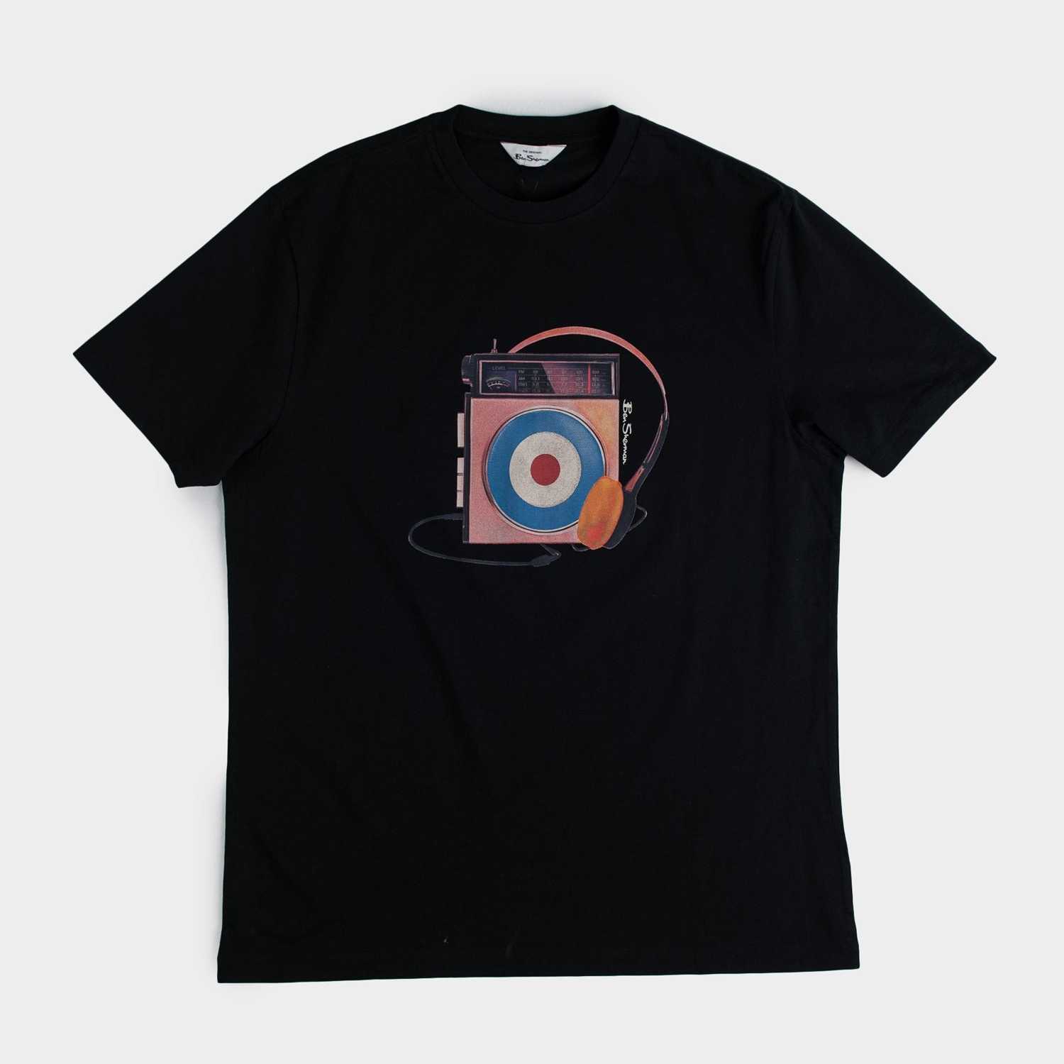 Camiseta Ben Sherman Portable Radio Target Dark Navy