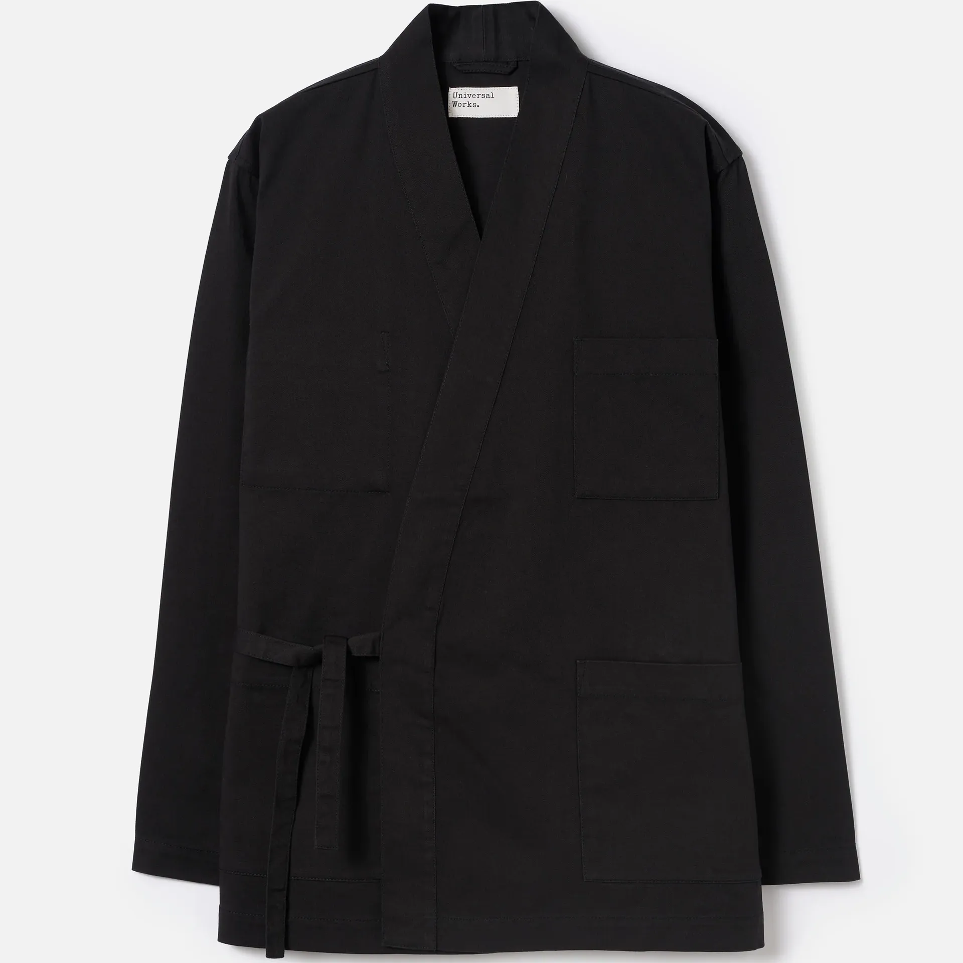 Kimono Universal Works Kyoto Work Jacket Twill Black