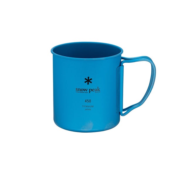 Taza Titanium Snow Peak Single Colored Blue